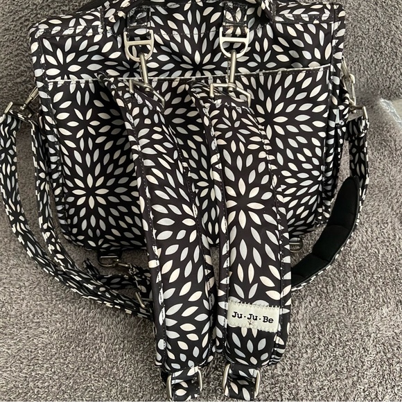 Jujube BFF Platinum Petals Diaper Bag Backpack - Picture 4 of 16